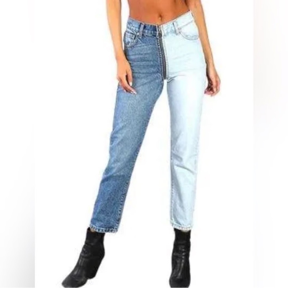 Revice denim two-Tone Blue Jeans
